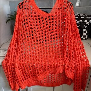 Women's Plain Hollow Out Sweater - Tik Tok Shop